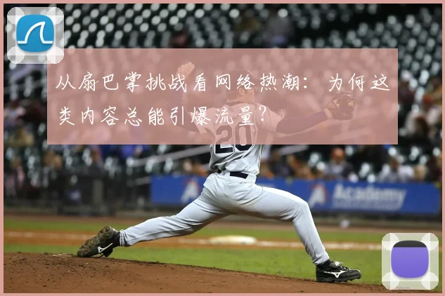 从扇巴掌挑战看网络热潮:为何这类内容总能引爆流量?